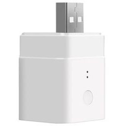 Adaptor Smart Sonoff Micro USB Control Vocal și Prin Aplicație 5V WiFi Alb — imaginea 3