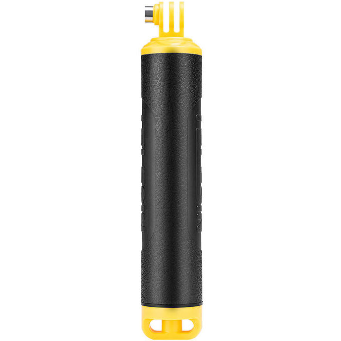 Accesoriu Camera Video Actiune Rubber Floating Hand Grip pentru camere video sport, Negru/Galben