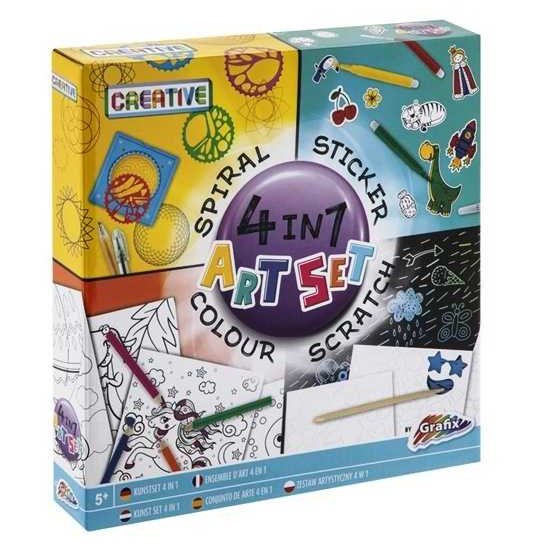 Set Creativ 4 in 1 Art Set