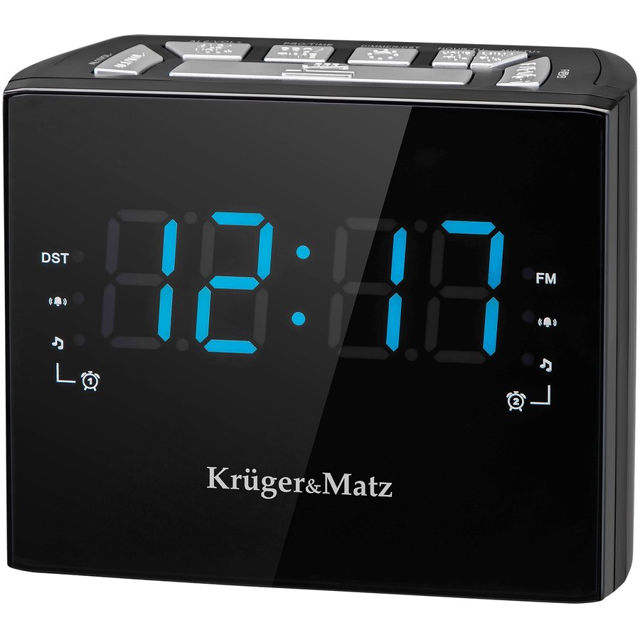 Radio cu Ceas KM0821 3W Black