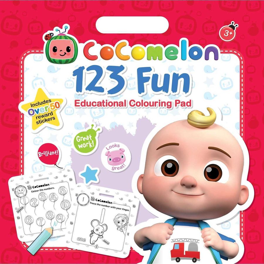 Bloc de Colorat Cocomelon 123