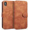 Husa Dg. Ming Retro Style Leather Maro pentru Apple iPhone XR