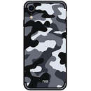 Camouflage Pattern Gri pentru Apple iPhone XR
