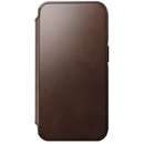 Leather Folio MagSafe compatibila cu iPhone 14 Pro Brown