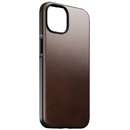 Modern Leather MagSafe compatibila cu iPhone 14 Brown