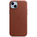 Leather MagSafe pentru iPhone 14 Plus Umber