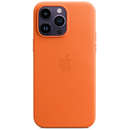 Leather MagSafe pentru iPhone 14 Pro Max Orange