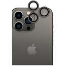 Set 3 protectii sticla camera foto HOFI CamRing compatibil cu iPhone 14 Pro / 14 Pro Max Black