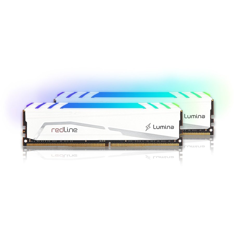 Memorie Redline White RGB 64GB (2x32GB) DDR4 3200MHz CL16 Dual Channel Kit