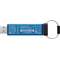 Memorie USB Kingston IronKey Keypad 200 32GB USB-A 3.0 Blue