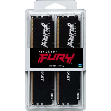 Memorie Kingston Fury Beast EX Black 32GB (2x16GB) DDR5 5600MHz