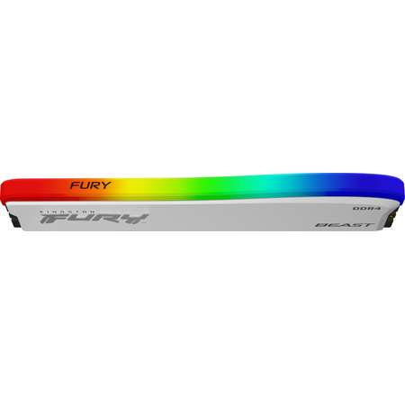 Memorie Kingston FURY Beast RGB Special Edition White 8GB DDR4 3600MHz CL17
