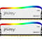 Memorie Kingston FURY Beast RGB Special Edition White 16GB (2x8GB) DDR4 3600MHz CL17 Dual Channel Kit