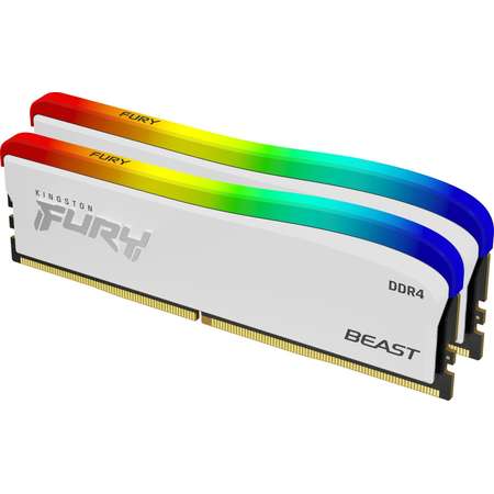 Memorie Kingston FURY Beast RGB Special Edition White 16GB (2x8GB) DDR4 3600MHz CL17 Dual Channel Kit