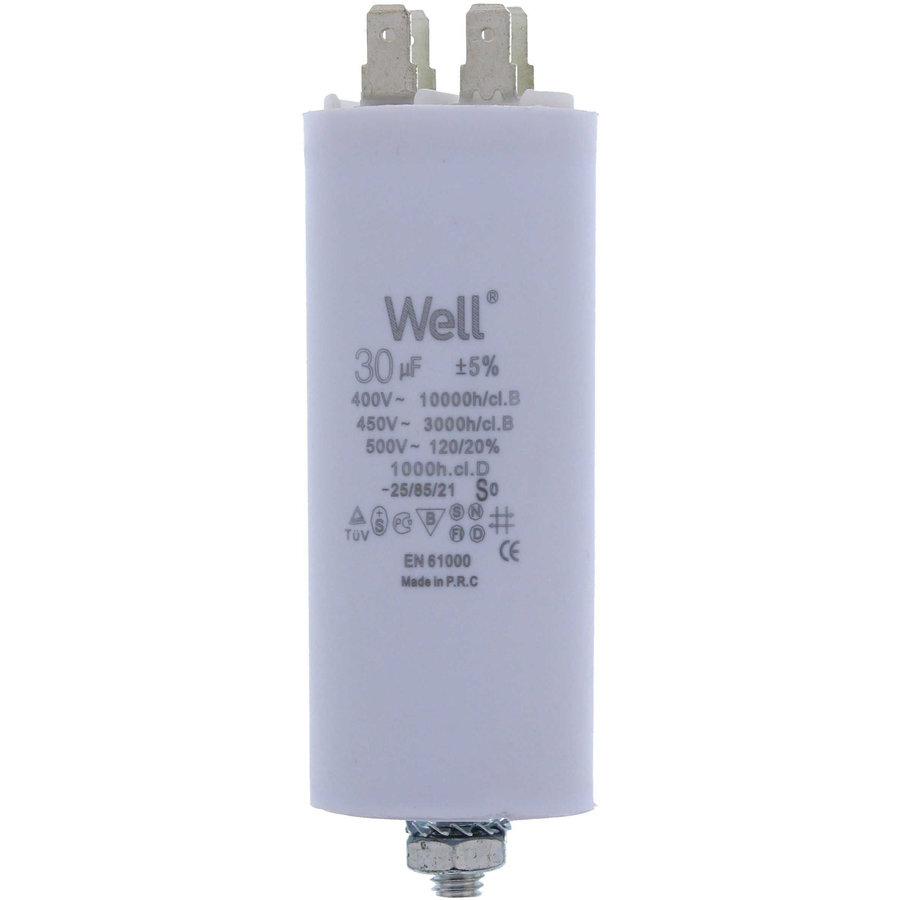 Condensator Pornire Motor 400V 30UF White