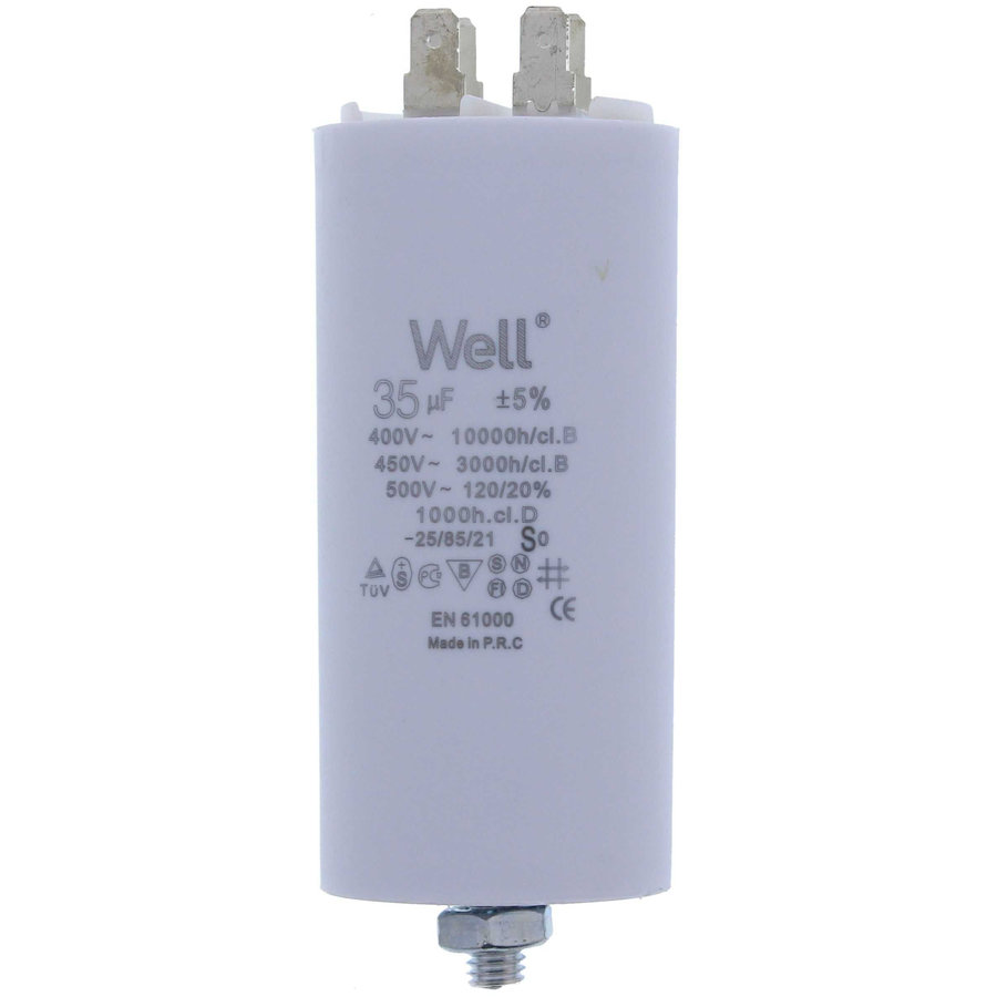 Condensator Pornire Motor 400V 35UF White