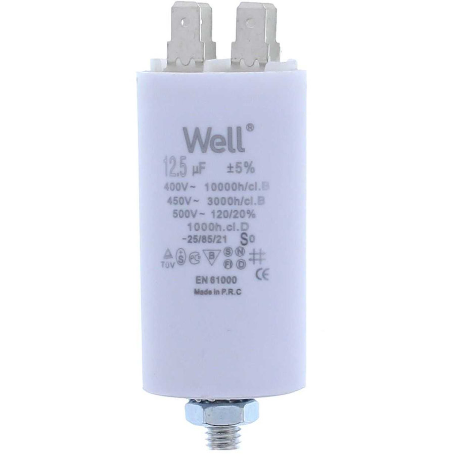 Condensator Pornire Motor 400V 12.5UF White
