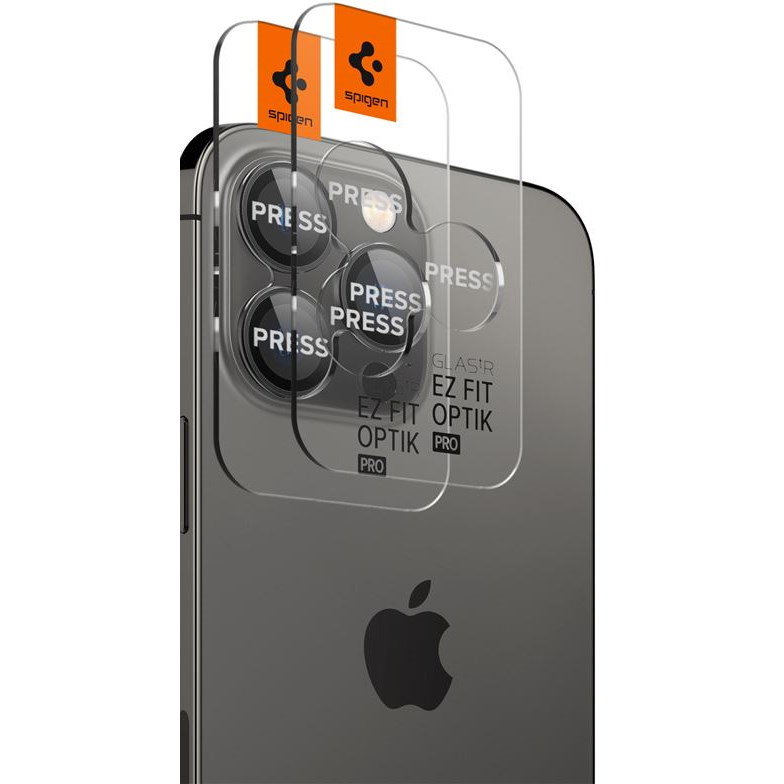 Folie protectie Optik EZ FIT compatibil cu iPhone 14 Pro / 14 Pro Max Black