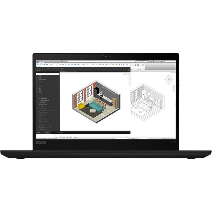 Laptop ThinkPad P14s Gen2 FHD 14 inch AMD Ryzen 5 Pro 5650U 16GB 512GB SSD Black