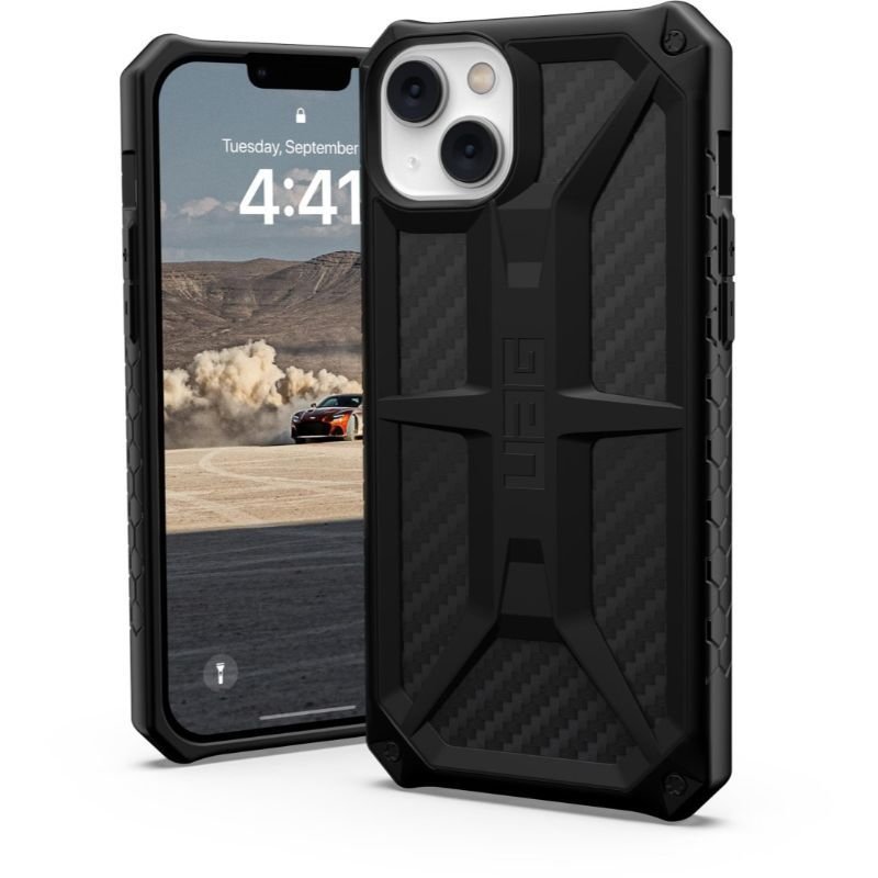 Husa UAG Monarch Series pentru iPhone 14 Plus Carbon Fiber