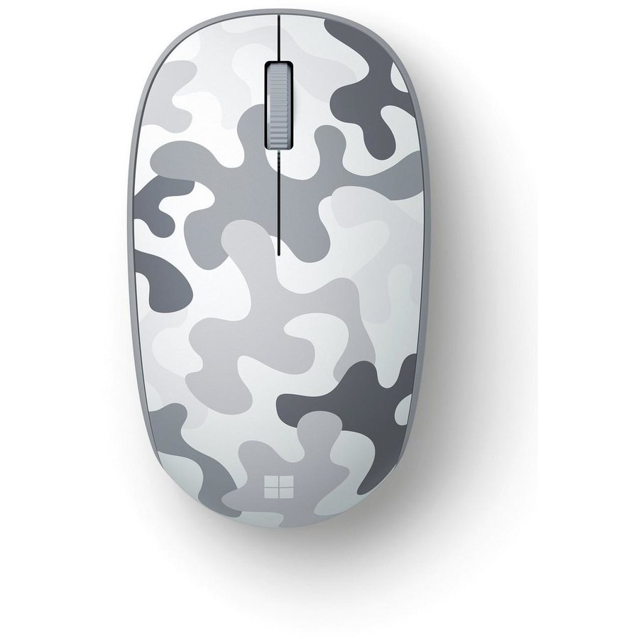 Mouse Wireless Camo White Grey