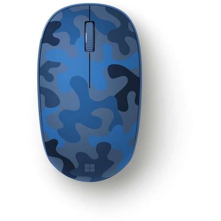 Mouse Wireless Microsoft Camo Blue