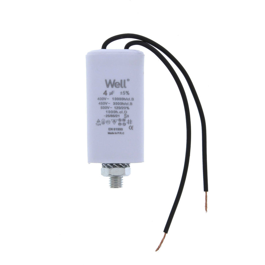 Condensator Pornire Motor 400V 4uF White