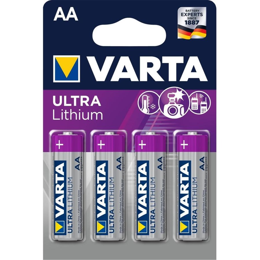Baterie Ultra Lithium Varta AA 6106 blister 4 buc