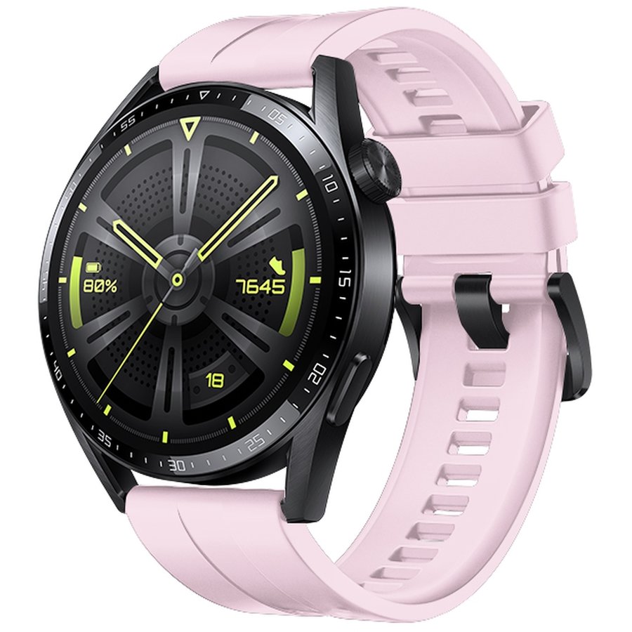 Accesoriu smartwatch Curea silicon Strap One compatibila cu Huawei Watch GT 3 46mm Pink