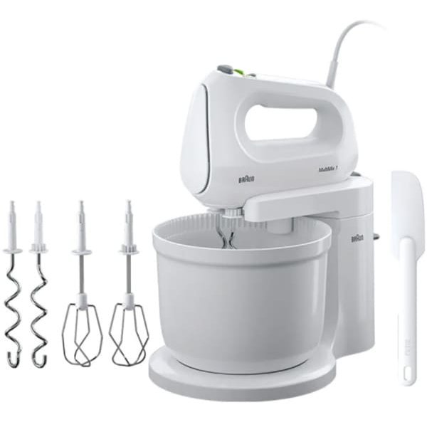 Mixer cu Bol HM1070WH 4 Viteze 400W White