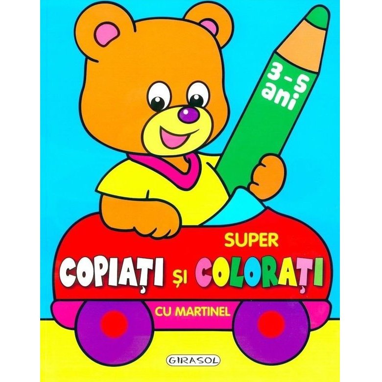 Jucarie Educativa Super copiati si colorati cu Martinel