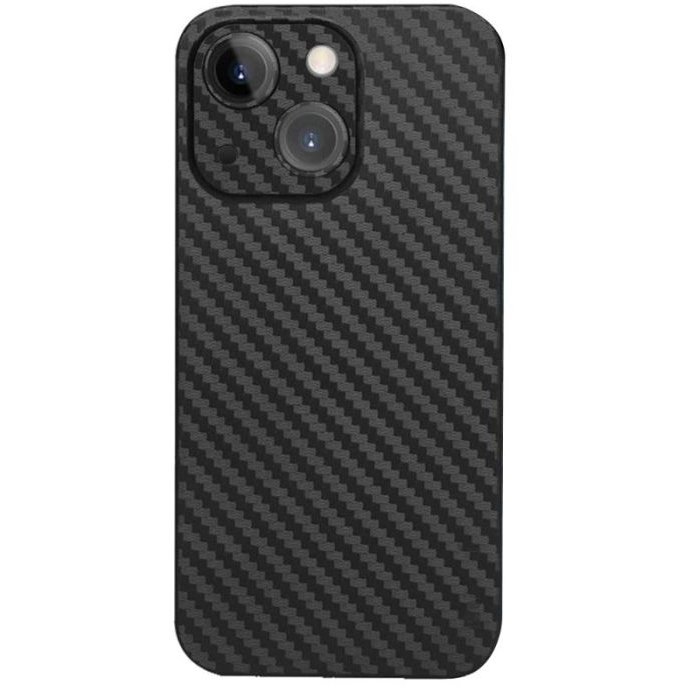 Husa Devia Wing Series Ultra Thin pentru iPhone 14 Carbon Black