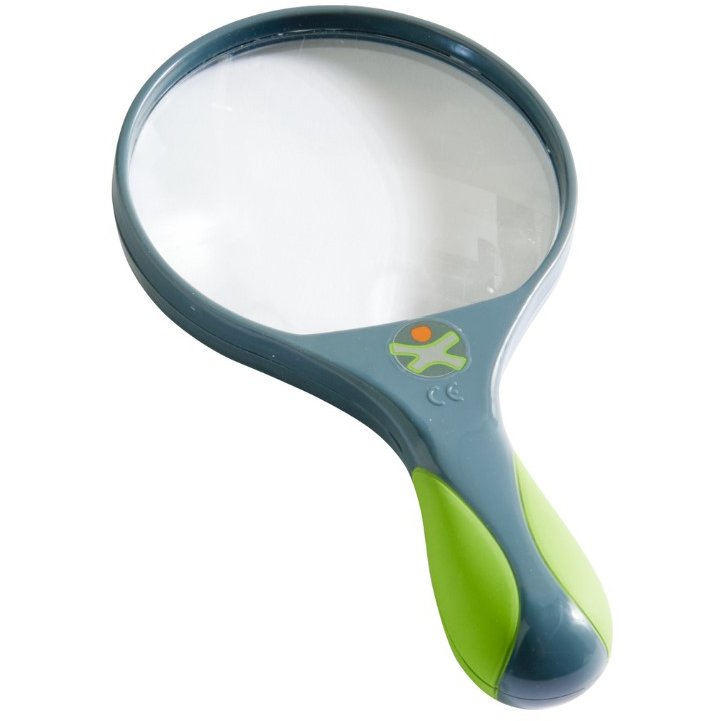 Lupa pentru Copii Terra Kids Diametru 9.5cm Sticla Verde Gri