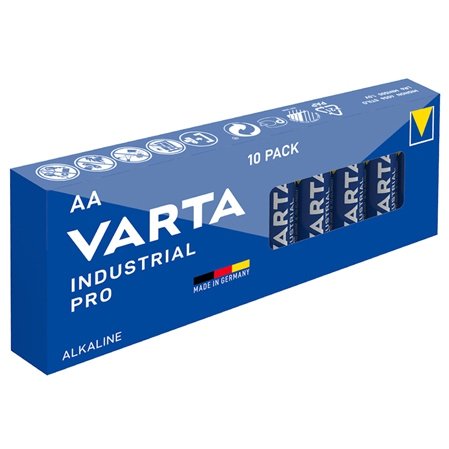 SET 10 BATERII ALCALINE LR06 AA INDUSTRIAL PRO