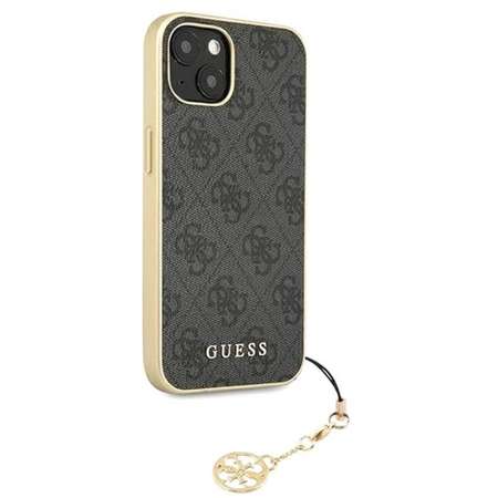 Husa Guess 4G Charms pentru iPhone 13 Gri