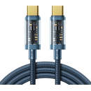 S-CC100A12, 2x USB Type-C, PD 100W, 1.2m, Albastru