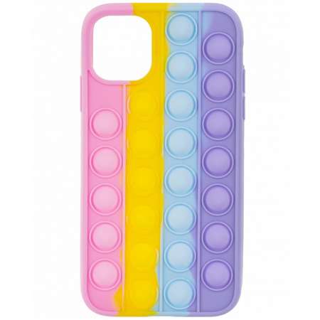 Husa TPU OEM Bubble Fidget Pop It Anti-Stress Multicolor pentru Apple iPhone 11 Pro