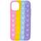 Husa TPU OEM Bubble Fidget Pop It Anti-Stress Multicolor pentru Apple iPhone 12 Pro Max