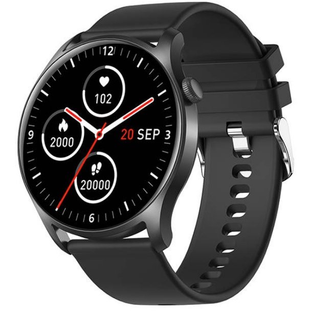 Smartwatch SKY 8, 200mAh, IP67, Bluetooth 5.1, ideal pentru sportivi, Black