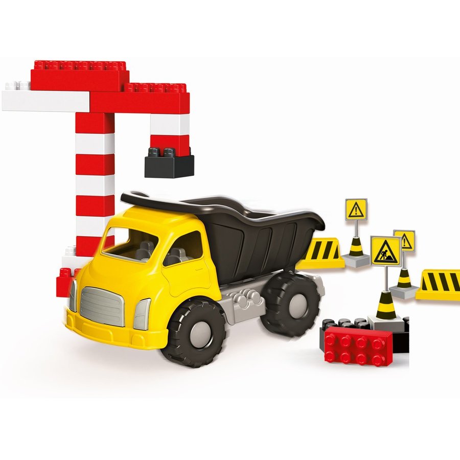 Set de Constructie Camion si cuburi de construit