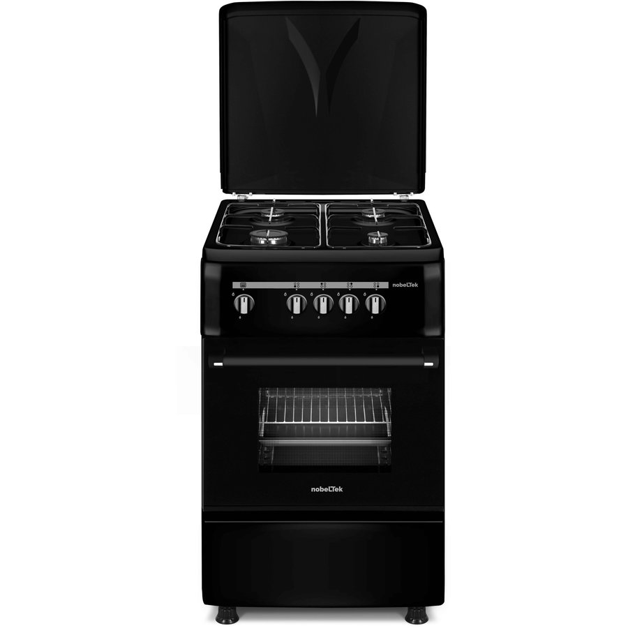 Aragaz NLT 5551N/G1 Gaz 4 Arzatoare Black