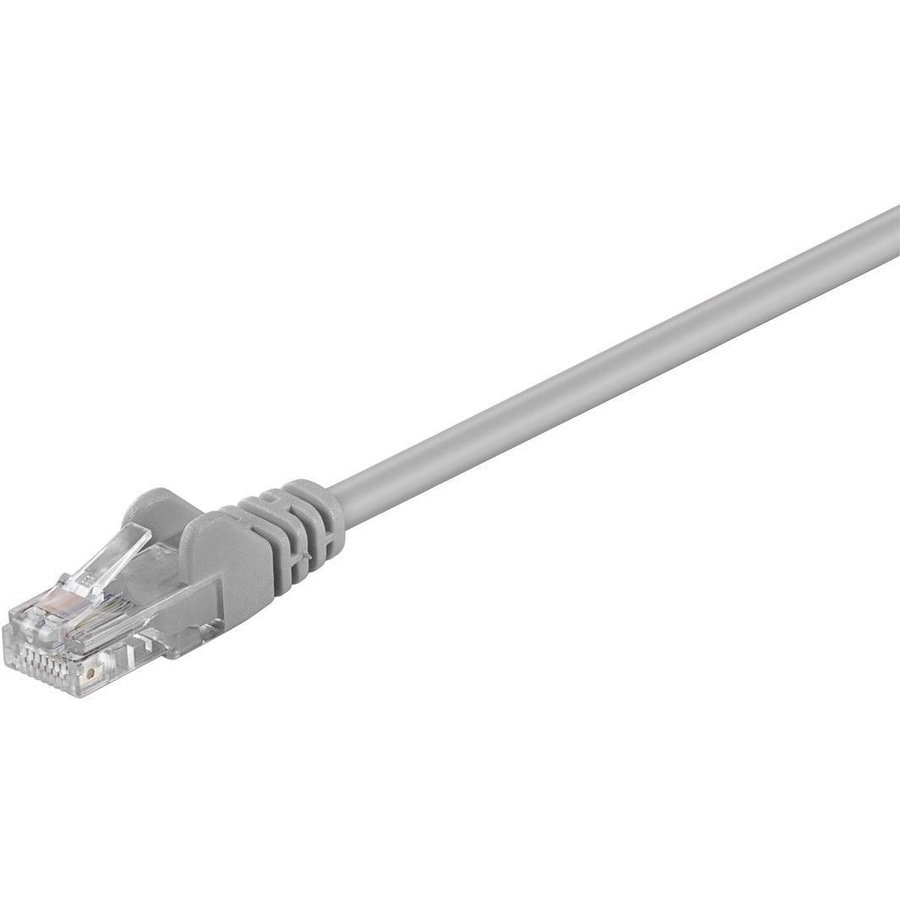 Patchcord Goobay U/UTP Cat 5E 3m Grey
