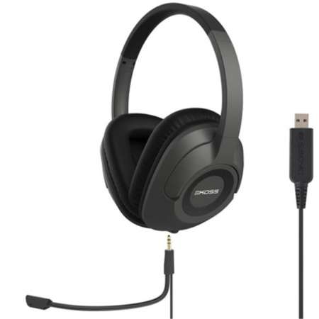 Casti Over-Ear Koss SB42 USB Black / Grey