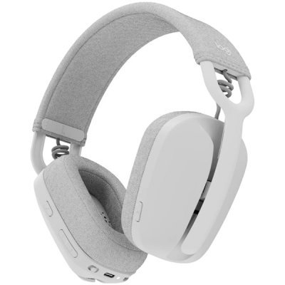 LOGITECH Zone Vibe 100 Headset full size Bluetooth wireless off-white - imagine 3