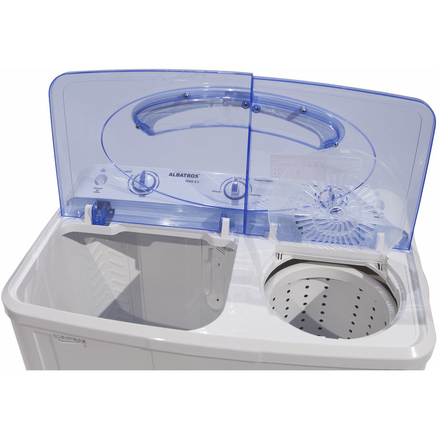 Mașina de Spălat Rufe Semiautomată Albatros WMS 6.5 5.5kg/ 6.5Kg cu Storcator Alb — imaginea 2