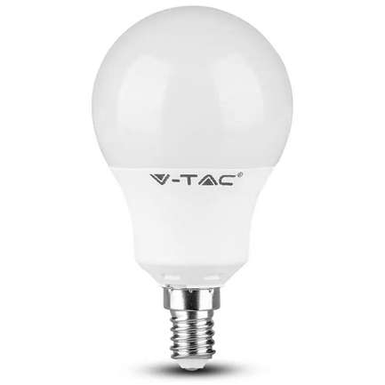 Bec LED V-Tac SKU-114 A58 E14 9W 3000K lumina alba calda