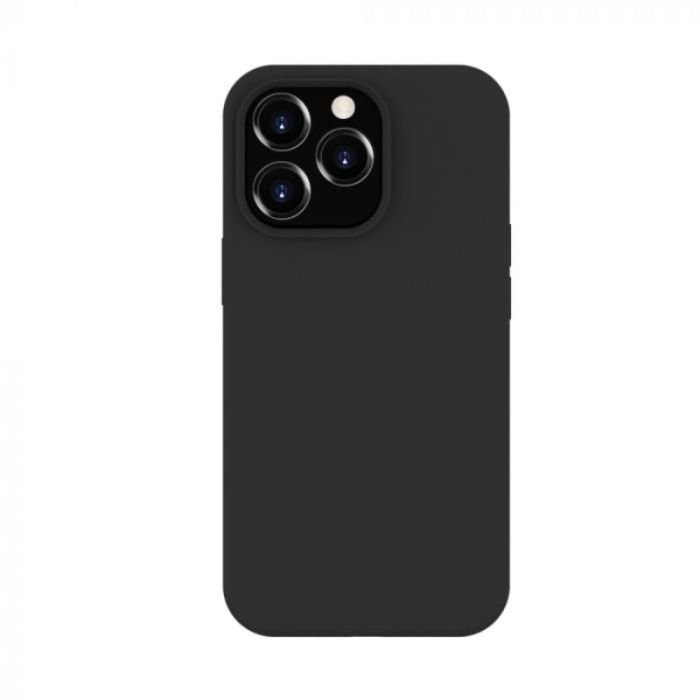 Husa Lemontti Liquid Silicon pentru iPhone 14 Pro Black