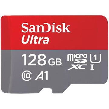 Card Ultra MicroSD 128GB + Adaptor SD Clasa 10