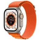 Watch Ultra Cellular 49mm Titanium Case Orange Alpine Loop Small