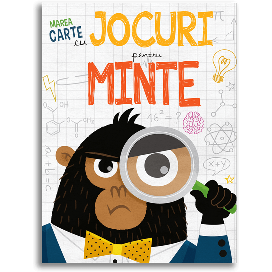 Jucarie Educativa Marea carte cu jocuri pentru minte